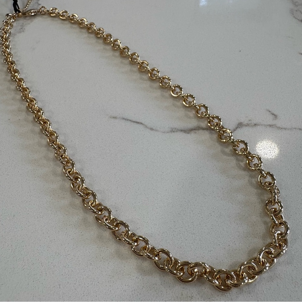Ann Taylor Gold Chain Necklace - Picture 7 of 8